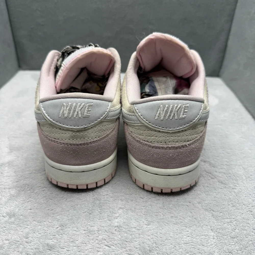 Nike Dunk Low LX Pink Foam Sail Suede Women's Sneakers DV3054-600 Size 5.5